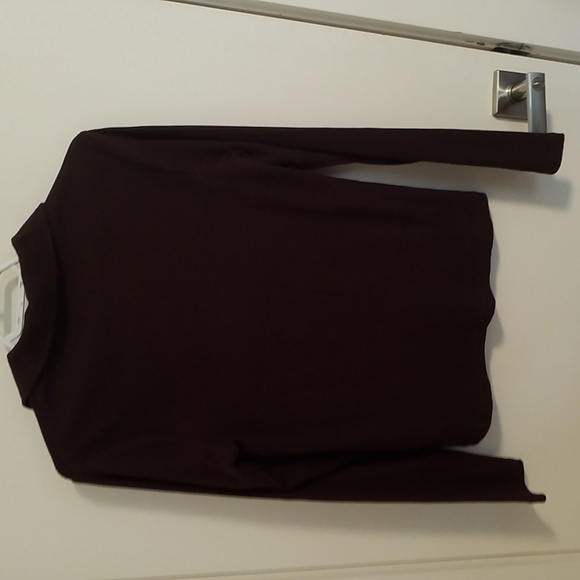 Brown Roots Ribbed Longsleeve Polo BNWOT - Picture 3 of 3